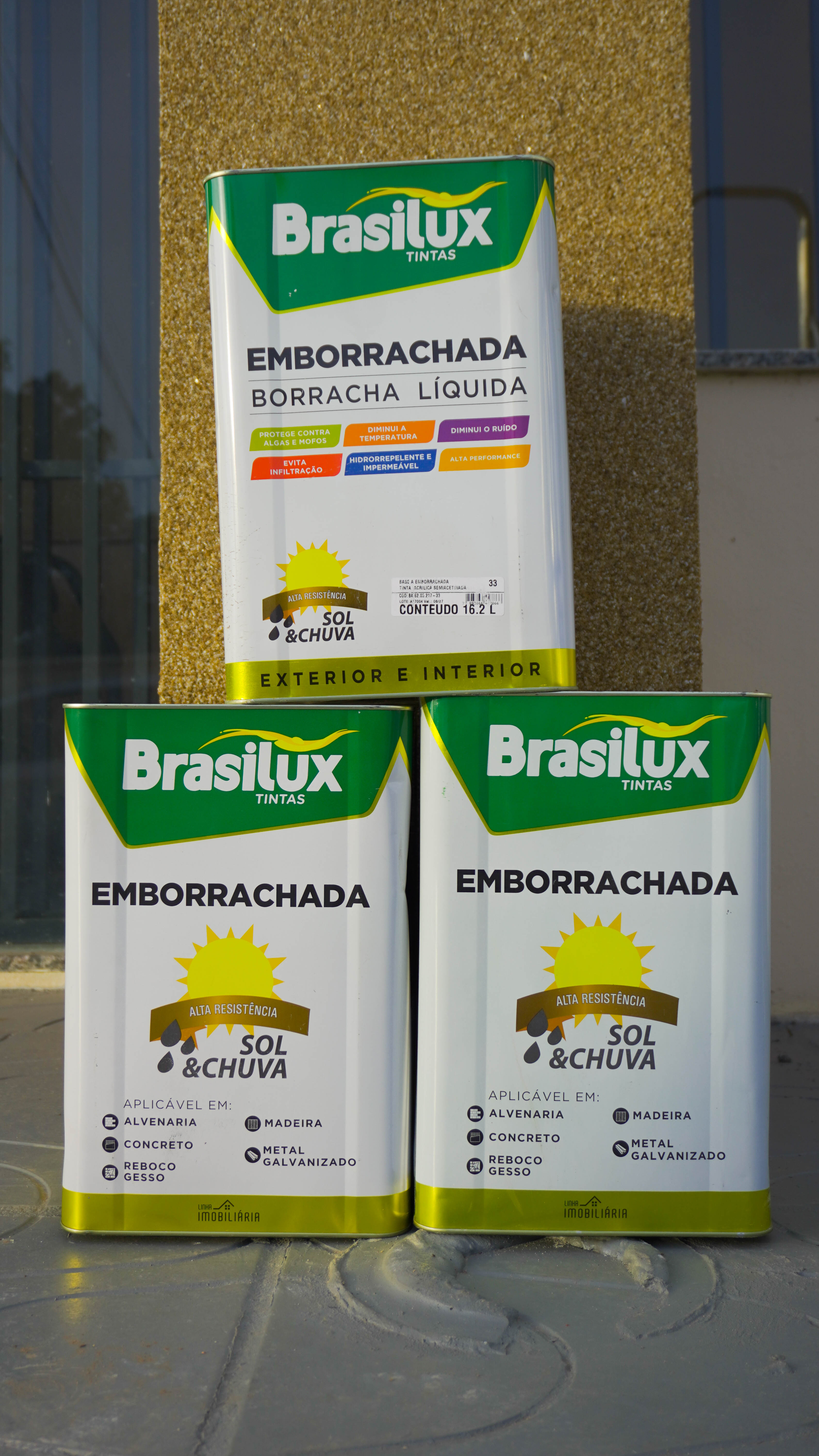 Tintas Brasilux Emborrachada
